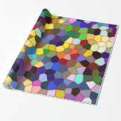 Colorful Faux Glas in lood, kijk 2 Cadeaupapier (Uitgerold)