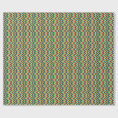 Colorful Faux Glitter Chevron Zigzag Pattern 2 Cadeaupapier (Vlak)