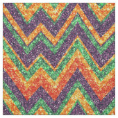 Colorful Faux Glitter Chevron Zigzag Pattern 2 Stof (Swatch)