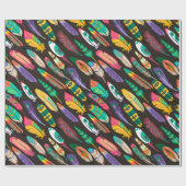 Colorful Feathers Cadeaupapier (Vlak)