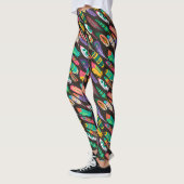 Colorful Feathers Leggings (Links)