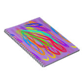 Colorful Feathers Notitieboek (Rechterzijde)