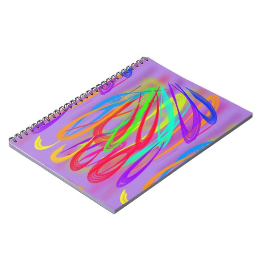 Colorful Feathers Notitieboek (Linkerzijde)