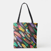 Colorful Feathers Tote Bag (Achterkant)