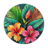 Colorful Feelings: Abstract Face Snijplank (Voorkant)