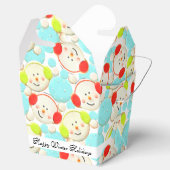 Colorful Feestdagen Snowmen Bedankdoosjes (Geopend)
