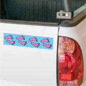 Colorful Feet Cartoon Bumpersticker (Op Truck)