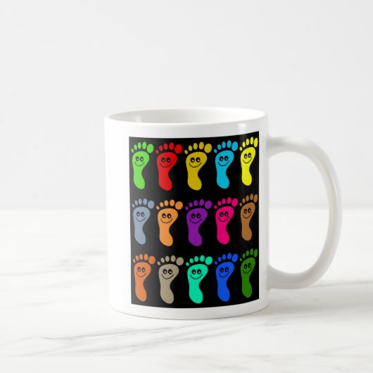 Colorful Feet Koffiemok (Rechts)