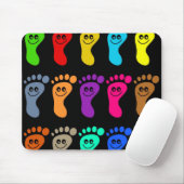 Colorful Feet Muismat (Met muis)