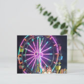 Colorful Ferris Wheel Briefkaart (Staand voorkant)