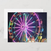 Colorful Ferris Wheel Briefkaart (Voorkant / Achterkant)