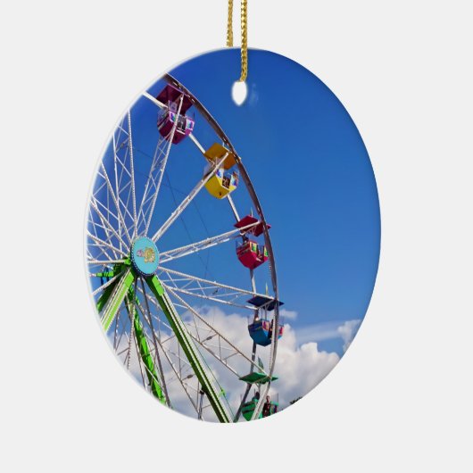 Colorful Ferris Wheel Keramisch Ornament (Rechts)