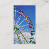 Colorful Ferris Wheel Visitekaartje (Achterkant)