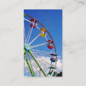 Colorful Ferris Wheel Visitekaartje (Achterkant)