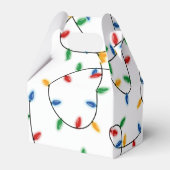 Colorful Festive kerstlampje Bedankdoosjes (Achterkant)