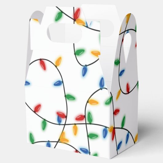 Colorful Festive kerstlampje Bedankdoosjes (Geopend)