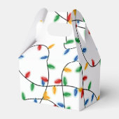 Colorful Festive kerstlampje Bedankdoosjes (Voorkant Zijde)