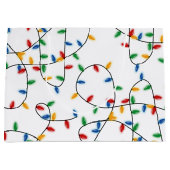 Colorful Festive kerstlampje Groot Cadeauzakje (Voorkant)