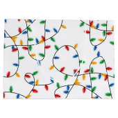 Colorful Festive kerstlampje Groot Cadeauzakje (Achterkant)