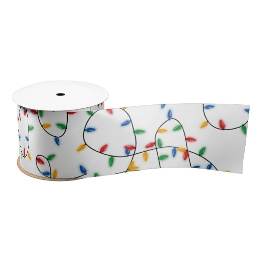 Colorful Festive kerstlampje Satijnen Lint (Spoel)
