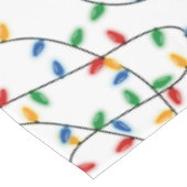 Colorful Festive kerstlampje Tafelkleed (Gekanteld)