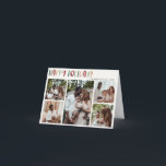 Colorful Festive Prettige feestdagen Folded Five P<br><div class="desc">Deze feestelijke, kleurrijke prettige feestdagen gevouwen, vijf-foto-feestkaart is ideaal voor uw leuke, creatieve en heldere feestelijke groet. Het is een uniek, speels modern lettertype in rood, boho tan, en licht en donkergroen, maken een gelukkig seizoensgebonden gevoel mogelijk. Als je de donkere winter van je geliefden wilt ophelderen met een schattige...</div>