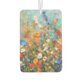 Colorful Field of Wildflowers Luchtverfrisser (Achterkant)