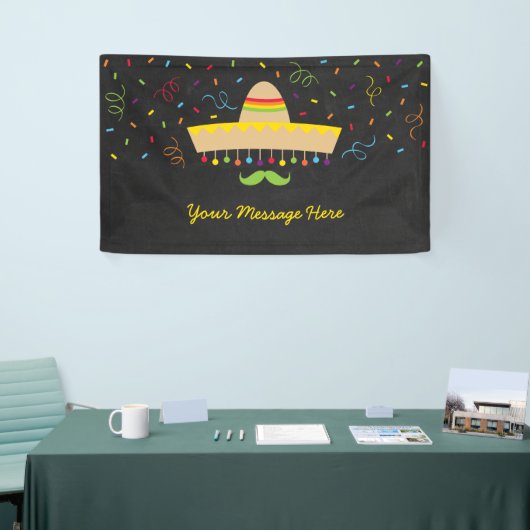 Colorful Fiesta Baby shower Spandoek (Beurs)