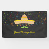 Colorful Fiesta Baby shower Spandoek (Horizontaal)