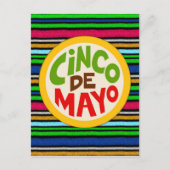 Colorful Fiesta Cinco De Mayo Briefkaart (Voorkant)