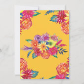 Colorful Fiesta Taco, tweedaagse feestdag Kaart (Achterkant)