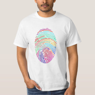 COLORFUL FINGER PRINT T-SHIRT