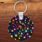 Colorful Fire Works Sleutelhanger (Voorkant)