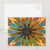 Colorful Fires Briefkaart (Voorkant / Achterkant)