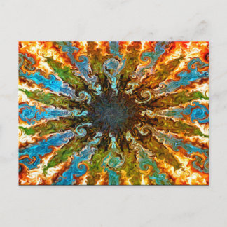 Colorful Fires Briefkaart