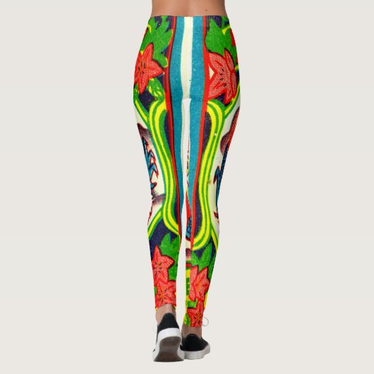 Colorful  Fireworks-pakket Leggings (Achterkant)