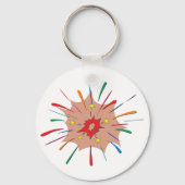 Colorful Fireworks-Sleutelhanger Sleutelhanger (Voorkant)