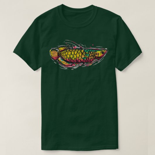 Colorful Fish Aquarist Aquarium T-shirt (Design voorkant)