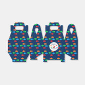 Colorful Fish Birthday Bedankdoosjes (Uitgevouwen)