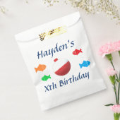 Colorful Fish Birthday Bedankzakje (Gezegeld)