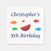 Colorful Fish Birthday Servet (Voorkant)