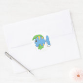 Colorful Fish Sticker (Envelop)