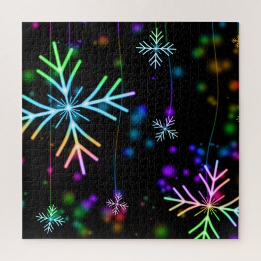 Colorful Flakes Jigzaag Puzzle Legpuzzel (Verticaal)