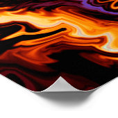 Colorful Flames Fractal Poster (Hoek)