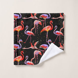 Colorful Flamingo Washandje