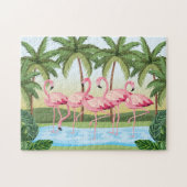 Colorful Flamingos Legpuzzel (Horizontaal)