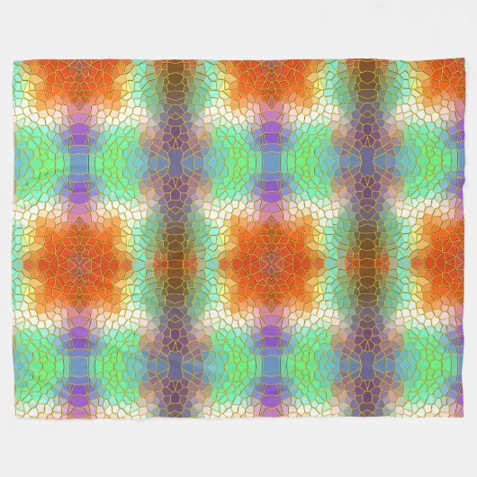 Colorful Fleece Blanket (Voorkant (Horizontaal))
