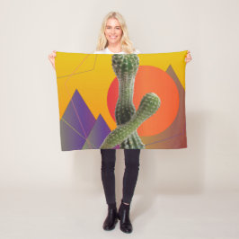 Colorful Fleece Blanket Deken