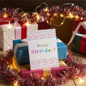 Colorful Flirty Hearts Happy Birthday Kaart