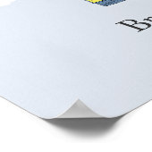 Colorful Floating Home Fingerprint Guestbook Poster (Hoek)